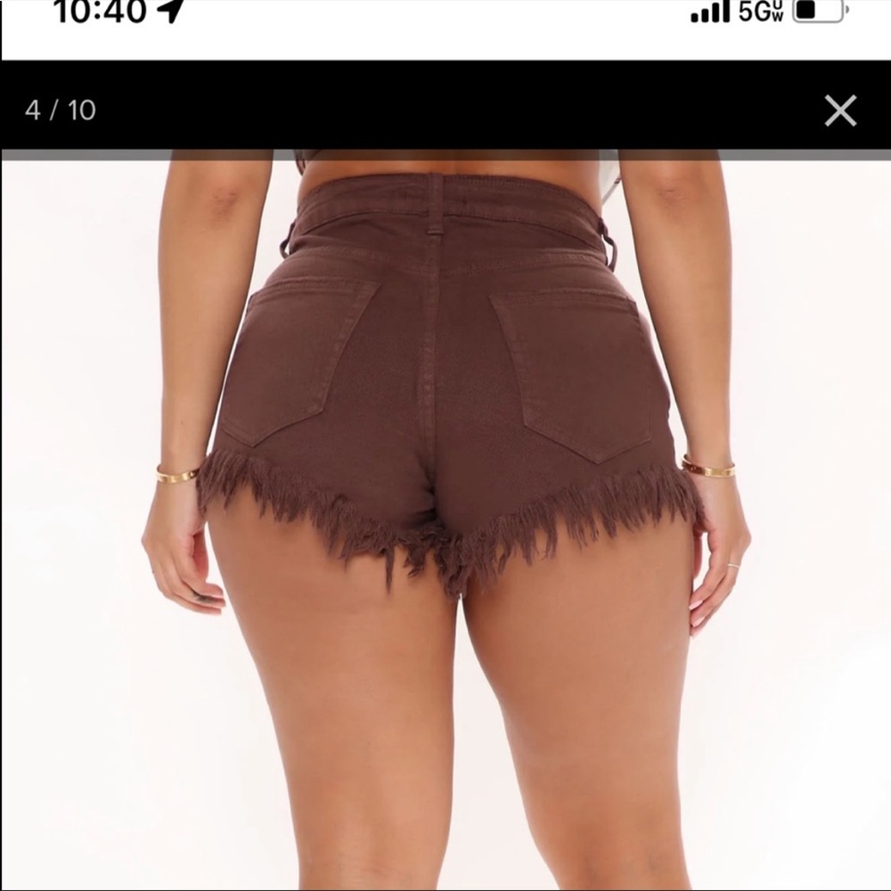 Bundle of 2! Fashionnova Jean shorts - Picture 3 of 8